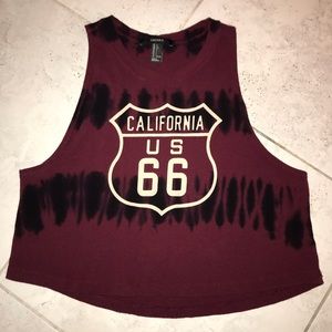 Forever 21 California Muscle Tank Top